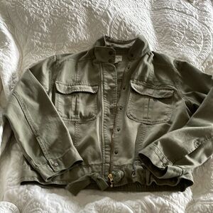 Kensie jacket cotton size L zipper front